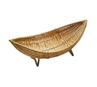 GRIRIW Panier De Fruits En Plastique Tissé, Grand Modèle, Sans Revêtement Chimique, Robuste Et Léger, Maison Pique-, Corbeille Multifonction Pour Fruits, Légumes Et Collations