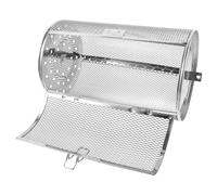 GRIRIW Panier Rôtissoire INOX Rotatif pour Four et Friteuse à Air Cage Grill pour Barbecue Cuisson Homogène de Viandes et Légumes