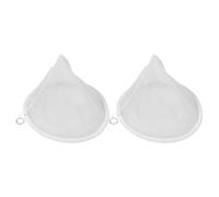 GRIRIW Passoire à miel conique 2 pièces maille 150 en fibre filet réutilisable pour extraction de miel en apiculture professionnelle