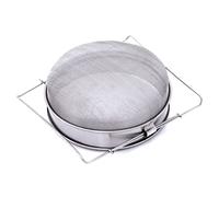 GRIRIW Passoire à Miel Double Tamis Acier Inoxydable Filtre à Miel Antirouille 24 CM X 10 CM Équipement d'Apiculture Utilisation Domestique