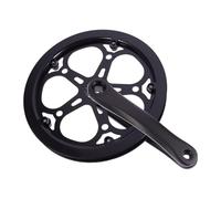 GRIRIW Pédalier Monovitesse 170 MM en Fer 52 Dents pour VTT et Vélo de Route Accessoire Vélo Creux Compatible Chaîne 1/2 X 3/32 Pignon Simple Robuste pour Cyclisme Loisir et