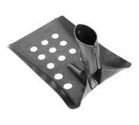 GRIRIW Pelle De Tamisage en Acier Aus Manganèse pour Jardin Drainage Et Nettoyage De Cuvette 9.45X5.91X5.51In Outil Multi-Usage Stable pour Boue Et Impuretés