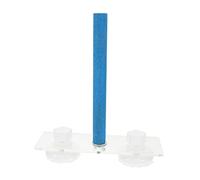 GRIRIW Perchoir à Oiseaux avec Ventouse De Standing pour Perroquets Et Oiseaux Bleu Accessoire Pratique pour Cage