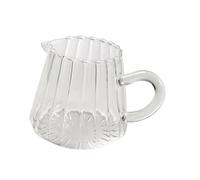 GRIRIW Pichet It Verre Résistant Chaleur Tasse Café Transparente Multifonction Crémier Décoratif pour Boissons Chaudes et Froides Usage Domestique et Bureau
