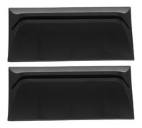 GRIRIW Pinces de Séparation de Bureau Fixation Solide Lot de 2 en Plastique Noir Clip de Support Minimaliste pour Verre et Base Stable pour Panneau D'intimité de Bureau
