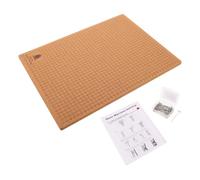 GRIRIW Planche à Macramé en Liège 30x40 Cm Épingles en Métal pour Projets de Bracelets, Kit de Tissage Simple pour Débutants et Amateurs de DIY