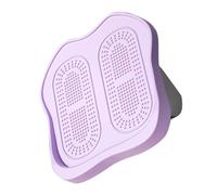 GRIRIW Planche D’Étirement Réglable pour Mollets et Jambes Équipement de Fitness Stepper Antidérapant Mini Pédalier Silencieux pour Exercice à Domicile Appareil Compact Violet pour