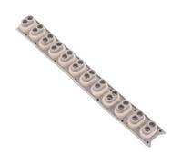 GRIRIW Plaque de contact pour pièces de rechange clavier silicone 12 touches bande conductrice pour clavier électronique fonction réponse rapide