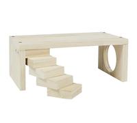GRIRIW Plate-Forme De Saut D'escalier pour Hamster Cage à Souris Literie pour Hamsters De Rat Perruche Chien Jouets Roue De Hamster Enclos pour Hamsters Jeu De Hamsters Nid en Bois