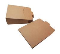 GRIRIW Pochette Kraft Pour Cd En Papier Brun 50 Pièces, Enveloppes Multifonction Vintage, Format Standard, Emballage Présent Écologique Pour Cartes Et Documents, Usage Fête Et Bureau