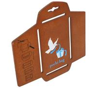 GRIRIW Pochoir Multi-usage en Bois Vintage pour Fabrication D'enveloppes Gabarit Précis pour Packaging et Occasions Spéciales pour Lettres et Designs Manuscrits