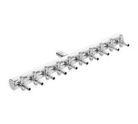 GRIRIW Pompe À Air À Levier en Acier Inoxydable pour Aquarium 10 Voies Dair