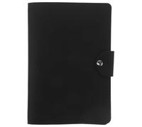GRIRIW Porte-Cartes de Score de Golf en Cuir PU Noir, Organiseur Compact pour Carnets de Score et Journal de Golf, Protège-carnet Léger et Portable pour Golfeurs, Accessoire Précis