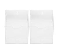 GRIRIW Porte-Cuillère à Glaçons Transparent 2 Pièces en Acrylique Support de Rangement Compact pour Cuillères et Spatules de Machine à Glaçons Accessoire Cuisine Polyvalent pour