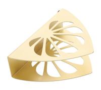 GRIRIW Porte-serviettes en Papier Doré Vertical Triangulaire, Distributeur de Mouchoirs pour Table Cuisine et Restaurant, Support Décoratif Multifonction pour Maison et Hôtel