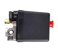 GRIRIW Pressostat Compresseur Air 220V Vertical 4 Trous 90-125 Psi 05-08 Mpa Commande Automatique Pression Pompe Contrôle Usage Domestique et Professionnel