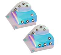 GRIRIW Protections PVC pour Patins à roulettes Couvre-Orteils Antichoc pour Patinage Garçon Fille Capuchons Frontaux Durables et Brillants pour Protège-Doigts de Pied et Prolongation Vie