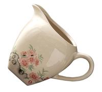 GRIRIW Public Tea Cup Ceramic Teaware With Hand-painted Design For Home And Tea Smooth Surface Dispenser For Oolong