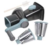 GRIRIW Râpe Fromage Rotative Manuelle avec Manivelle Base Antidérapante Coupe-légumes Multifonction pour Oignon Œuf et Légumes Compacte et Portable pour Cuisine Quotidienne