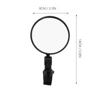 GRIRIW Rétroviseur Inspection Vélo Rotatif INOX Brosse Nettoyage Angles Cachés Miroir Arrière Anti-Rayures pour Bicyclettes Adultes