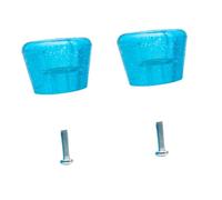 GRIRIW Roller Skates Stopper Transparent Set with Screws Professional Brake Tool for Inline and Quad Skates Anti-Slip Toe Brake Accessory for Safe Stopping