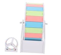 GRIRIW Roue Exercice Silencieuse pour Hamster Chinchilla et Petits Rongeurs Roue Auto-assemblée avec Support Robuste pour Activité des Animaux