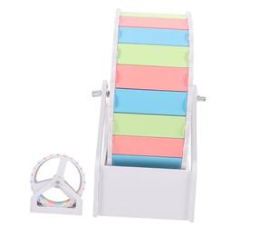 GRIRIW Roue Exercice Silencieuse pour Hamster Chinchilla et Petits Rongeurs Roue Auto-assemblée avec Support Robuste pour Activité des Animaux