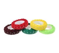 GRIRIW Ruban Adhésif Décoratif Utilisation Décorative en Dentelle de Tissu 5pcs et Embellissement de Pages pour Scrapbooking et Loisirs Créatifs