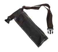 GRIRIW Sacoche à Outils pour Soudeur de Vache Épais Ceinture Antibrûlure et à Lusure Capacité pour Rangement Baguettes de Soudure Ajustable pour Travail Extérieur