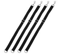 GRIRIW Sangle Pour Seau Cheval RéGlable En Nylon 74 Pouces Lot De 4 Support De Seau Cheval Pour Alimentation ExtéRieure Et Attelage De Remorque