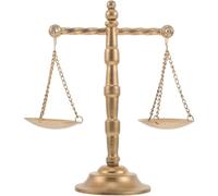 GRIRIW Sculpture Vintage Métal Décorative Équilibre et Justice Ornement Bureau Maison Bibliothèque Avocat