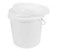GRIRIW Seau de Peinture Vide Hermétique de 22 Gallons en Hdpe Blanc avec Couvercle Seau de Rangement Étanche pour Stockage de Peinture et Produits Chimiques Conteneur Portable avec