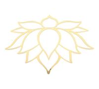 GRIRIW Sticker Mural Lotus en Acrylique Doré Décoration Murale de Fleur pour Salon Chambre et Bureau Autocollants Muraux Fleurs Lotus Stickers Adhésifs pour Murs Décoration Créative
