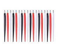 GRIRIW Stylo à Gratter 18pcs Pointe Métal et Corps Plastique Léger, Outil de Dessin sans Dommage Peau, pour Création Manuelle et Événements Ludiques