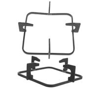 GRIRIW Support De Casserole Antidérapant Pour Cuisinière à Gaz Carré, Support De Manique En Fer Solide, Accessoire Stable Cuisine Domestique, Lot De 2 Pièces Pour Usage Quotidien