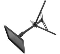 GRIRIW Support sur Trépied pour Projecteur et Ordinateur Portable Plateau Anti-Glisse, Hauteur Modulable, pour Utilisation à Domicile Studio