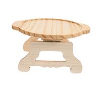 GRIRIW Tablette De Canapé Pliable Plateau Multifonction pour Snacks Et Desserts Support Pratique pour Accoudoir Utilisation à Couleur Naturelle