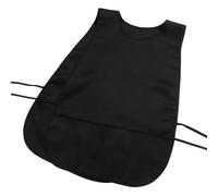 GRIRIW Tablier Chasuble Femme en Polyester Imperméable Noir, Facile à Nettoyer et Protège les Vêtements, pour Salon de Coiffure et Usage Familial