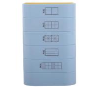 GRIRIW Tampon Pinyin Tianzi Multifonction Grille Enseignant en Bleu ABS correction et activités pédagogiques et Mizige Intégrés, Portable