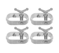 GRIRIW Tendeur de Câble en Acier Robuste 4 Pièces, Serrage-câble pour Fil, Outil de Serrage pour Serrage, Vignoble et Jardin, Mini Treuil Résistant pour Tension Fiable