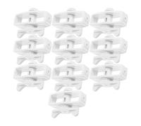 GRIRIW Tendeur de Clôture Électrique Abs Blanc Lot de 10 Pièces pour Jardin et Ferme, Accessoire Isolant Sécurisé pour Bétail et Maintien de Tension