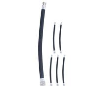 GRIRIW Tuyau De Pompe À Air pour Vélo - Ensemble De 6 Pièces - Rallonge De Gonfleur De Pneu - Utilisation pour Vélo Et VTT - pour Le Gonflage en Cyclisme