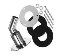 GRIRIW Tuyau Échappement Inoxydable avec Orifice de Ventilation Incurvé pour Chauffage Diesel Joint Étanche Anti-Fuite Adapté Aux Systèmes de Chauffage Nautiques