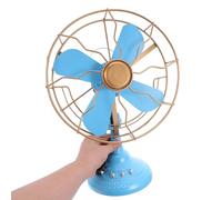 GRIRIW Ventilateur de Table Vintage Métal Modèle Ancien Ornement Fer pour Décoration Bureau Café Photographie Prop