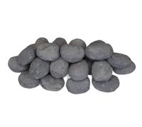 Gris 20 galets en céramique pour cheminée Bio éthanol et de gaz en Coals 4 You
