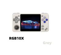 (Gris-64G)Console de jeu portable rétro RGB10XConsoles de jeux vidéo ArkOS Opending Linux Système 3,5