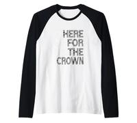 Gris Ain't Here to Play Monochrome Color Graphic Manche Raglan
