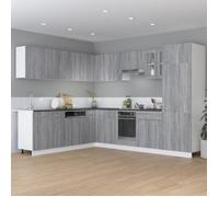 (Gris)Armoire de plancher à tiroir,Buffet bas - Espace rangement optimal, ""Lyon"" Sonoma gris 60x46x81,5 cm 674097