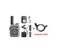 (gris avec câble) Wurui G63 Mini Scanner Talkie-walkie Portable, Radio Amateur, Talkies-walkies pour