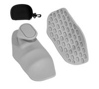 (gris, B) 1 Paire Silicone Workout Grips Hommes Femmes antidérapants Gants de Gym sans doigts Pull-up